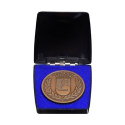 مدال برنز جام تخت جمشید 1352 (با جعبه) - UNC - محمد رضا شاه