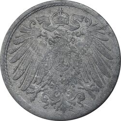 سکه 10 فینیگ 1919 ویلهلم دوم - EF40 - آلمان