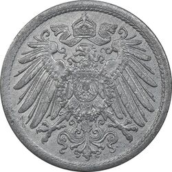 سکه 10 فینیگ 1921 ویلهلم دوم - EF - آلمان