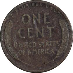 سکه 1 سنت 1942D لینکلن - VF30 - آمریکا