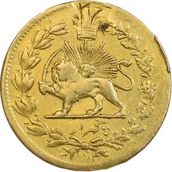 سکه طلا 5000 دینار 1294 خطی - VF35 - ناصرالدین شاه