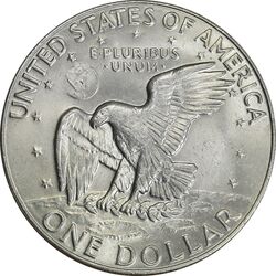 سکه یک دلار 1978D آیزنهاور - MS62 - آمریکا