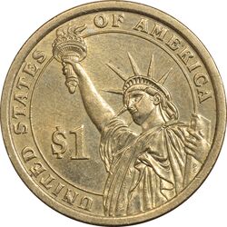سکه یک دلار 2010 لینکلن - MS61 - آمریکا