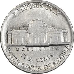 سکه 5 سنت 1985D جفرسون - EF45 - آمریکا