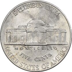 سکه 5 سنت 2003D جفرسون - AU58 - آمریکا