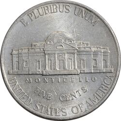 سکه 5 سنت 2006P جفرسون - AU55 - آمریکا