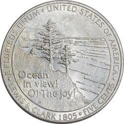 سکه 5 سنت 2005P جفرسون (ساحل اقیانوس) - EF45 - آمریکا