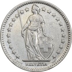 سکه 2 فرانک 1943 دولت فدرال - EF45 - سوئیس