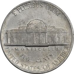 سکه 5 سنت 1990P جفرسون - EF45 - آمریکا