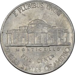 سکه 5 سنت 1999P جفرسون - EF45 - آمریکا