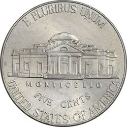 سکه 5 سنت 2020P جفرسون - MS61 - آمریکا