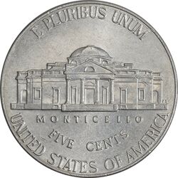 سکه 5 سنت 2021D جفرسون - MS61 - آمریکا
