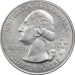 سکه کوارتر دلار 2017D (بنای یادبود افیگی موندز) - AU50 - آمریکا