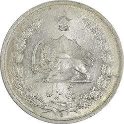 سکه 5 ریال 1313 (3 تاریخ کوچک) - AU58 - رضا شاه