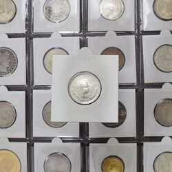 سکه 1000 دینار 1307 تصویری - AU55 - رضا شاه