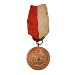 مدال برنز توانا بود (با روبان) - AU - رضا شاه