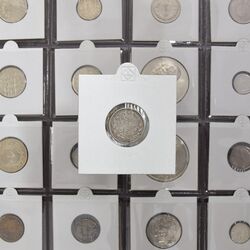 سکه 500 دینار 1305 خطی - EF40 - رضا شاه