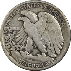 سکه نیم دلار 1943D نماد آزادی - VF35 - آمریکا