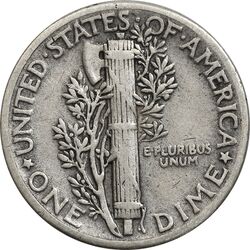 سکه 1 دایم 1941 مرکوری - VF35 - آمریکا