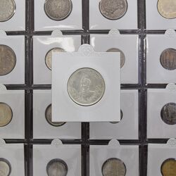 سکه 2000 دینار 1335 تصویری - AU58 - احمد شاه