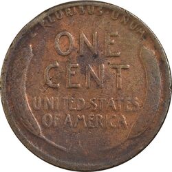 سکه 1 سنت 1925 لینکلن - VF30 - آمریکا
