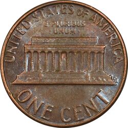 سکه 1 سنت 1982 لینکلن - AU50 - آمریکا