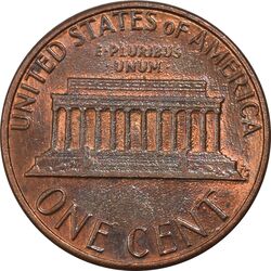 سکه 1 سنت 1982 لینکلن - MS61 - آمریکا