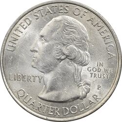 سکه کوارتر دلار 2015P ساراتوگا - MS61 - آمریکا