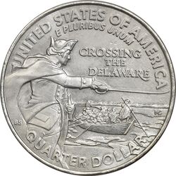 سکه کوارتر دلار 2021P (عبور از دلاویر) - EF45 - آمریکا