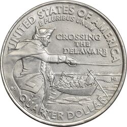 سکه کوارتر دلار 2021P (عبور از دلاویر) - EF45 - آمریکا