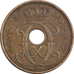 سکه 2 اوره 1936 کریستیان دهم - EF40 - دانمارک
