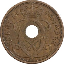 سکه 5 اوره 1936 کریستیان دهم - EF45 - دانمارک