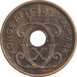 سکه 5 اوره 1940 کریستیان دهم - EF45 - دانمارک