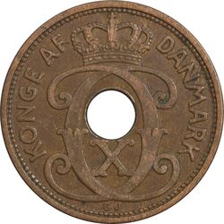 سکه 5 اوره 1940 کریستیان دهم - EF40 - دانمارک