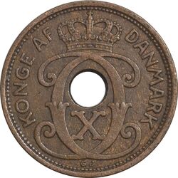 سکه 1 اوره 1939 کریستیان دهم - EF45 - دانمارک