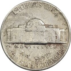 سکه نیکل 5 سنت 1947S جفرسون - VF35 - آمریکا