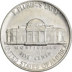 سکه نیکل 5 سنت 1994D جفرسون - EF45 - آمریکا