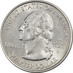 سکه کوارتر دلار 2007D ایالتی (آیداهو) - AU - آمریکا