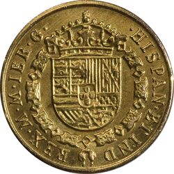 مدال (طلا) ایزابل دوم - MS63 - اسپانیا