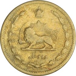 سکه 10 دینار 1319 برنز - VF35 - رضا شاه
