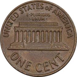 سکه 1 سنت 1972 لینکلن - EF45 - آمریکا
