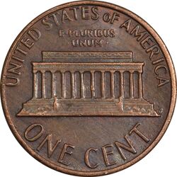 سکه 1 سنت 1981 لینکلن - AU50 - آمریکا