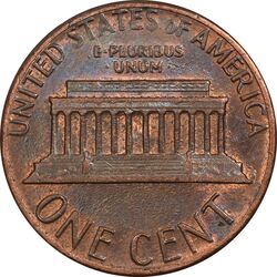 سکه 1 سنت 1984D لینکلن - MS61 - آمریکا