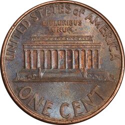 سکه 1 سنت 1996D لینکلن - AU55 - آمریکا