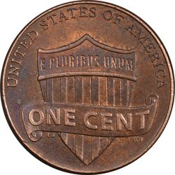 سکه 1 سنت 2012 لینکلن - AU55 - آمریکا