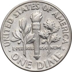 سکه 1 دایم 1996D روزولت - EF45 - آمریکا