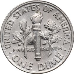 سکه 1 دایم 2003P روزولت - AU55 - آمریکا