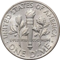 سکه 1 دایم 2011D روزولت - AU58 - آمریکا