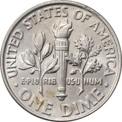 سکه 1 دایم 2014P روزولت - AU55 - آمریکا