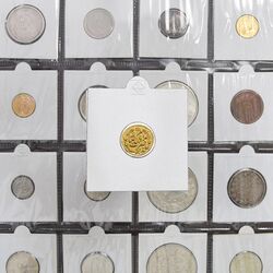 سکه طلا پولکی امام رضا (ع) 1305 - UNC - ناصرالدین شاه